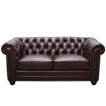 Moran Bastille II 2 Seater Leather Sofa