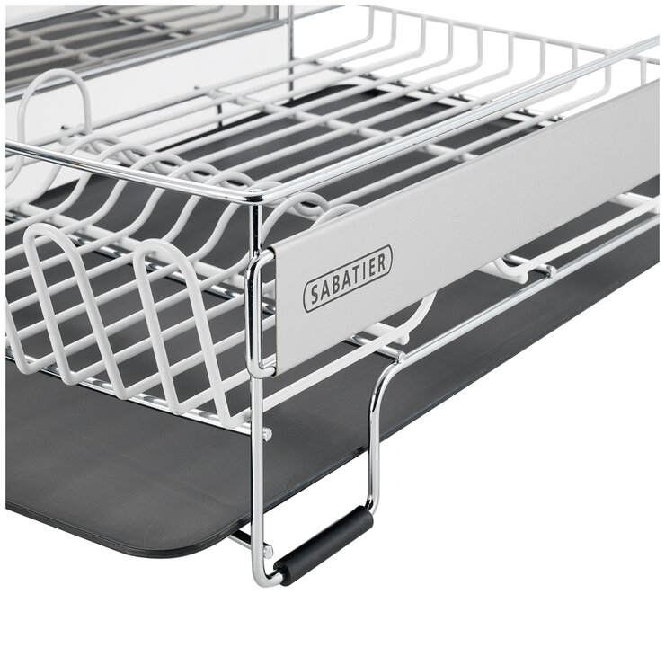 Sabatier Expandable Dishrack with Stemware Rack Sabatier Expandable Dishrack with Stemware Rack