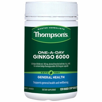 Thompson's One-A-Day Ginkgo 6000 120 Capsules