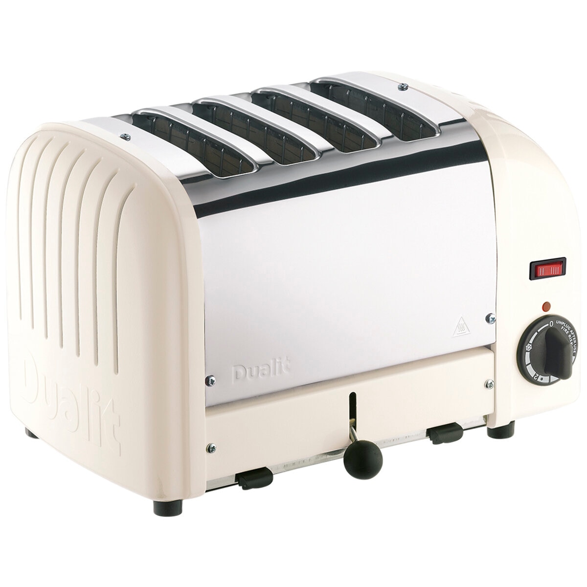 Dualit Vario 4 Slice Hande Made Toaster, Canvas White