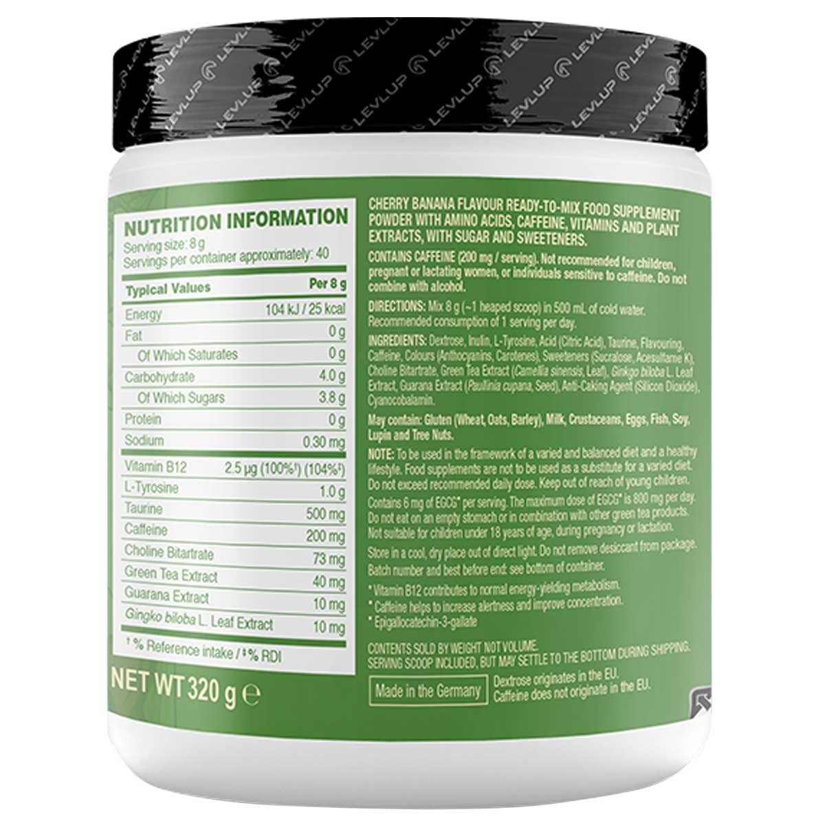LEVLUP Booster 2 x 320g Cherry Banana