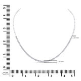 18KT White Gold 1.76ctw Round Cut Diamond Necklace
