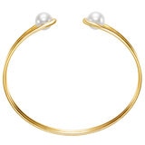 18KT Yellow Gold 7.5-8mm Cultured Freshwater Pearl Bracelet