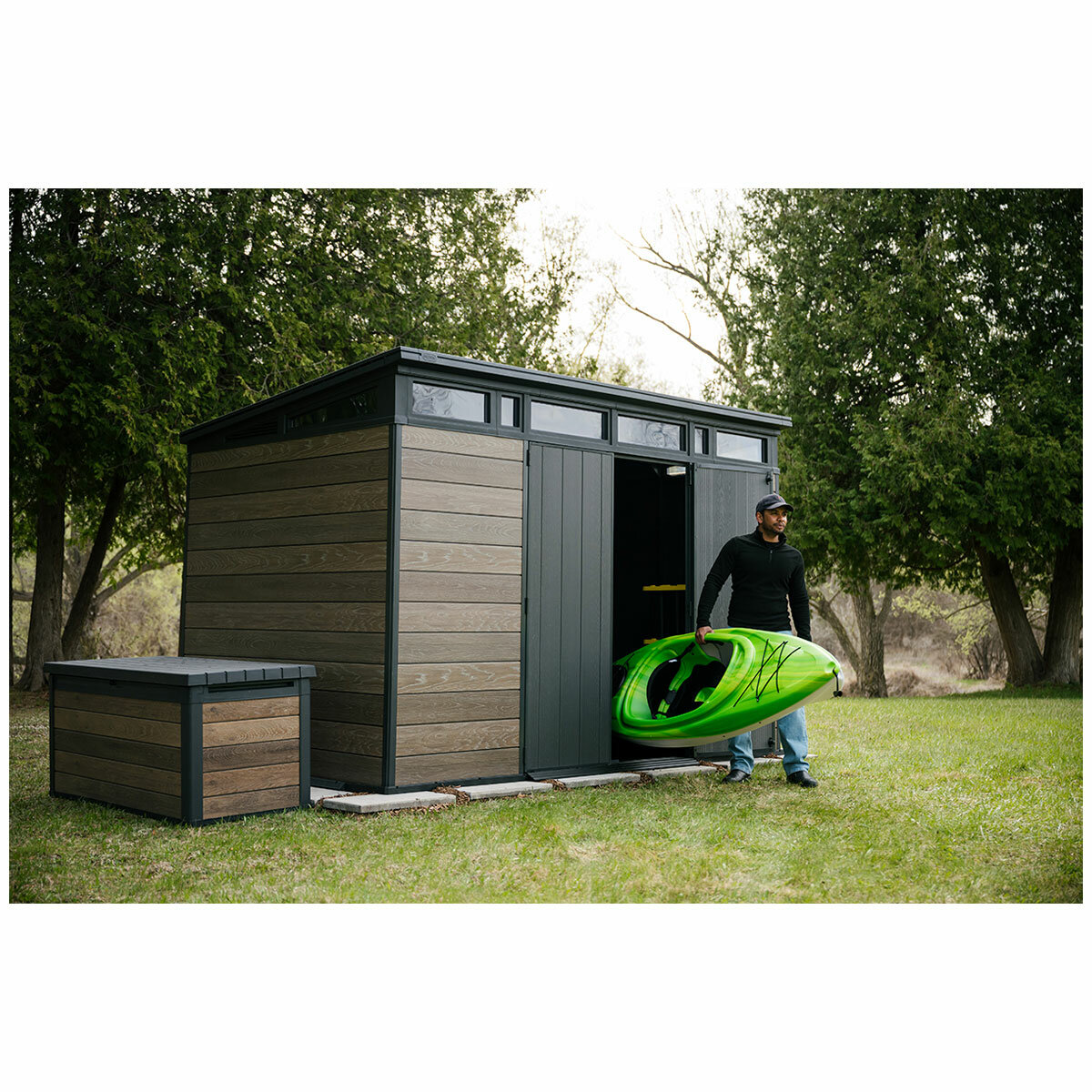 Keter Signature Pent Shed 3.4M x 2.2M Keter Signature Pent Shed 3.4M x 2.2M