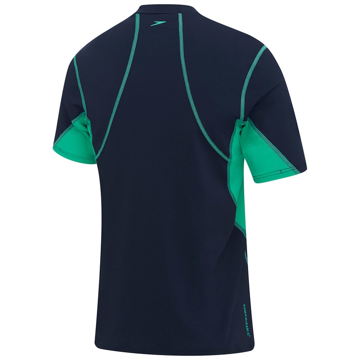 Speedo Men SS Rash Top - Blue Speedo Men SS Rash Top - Blue