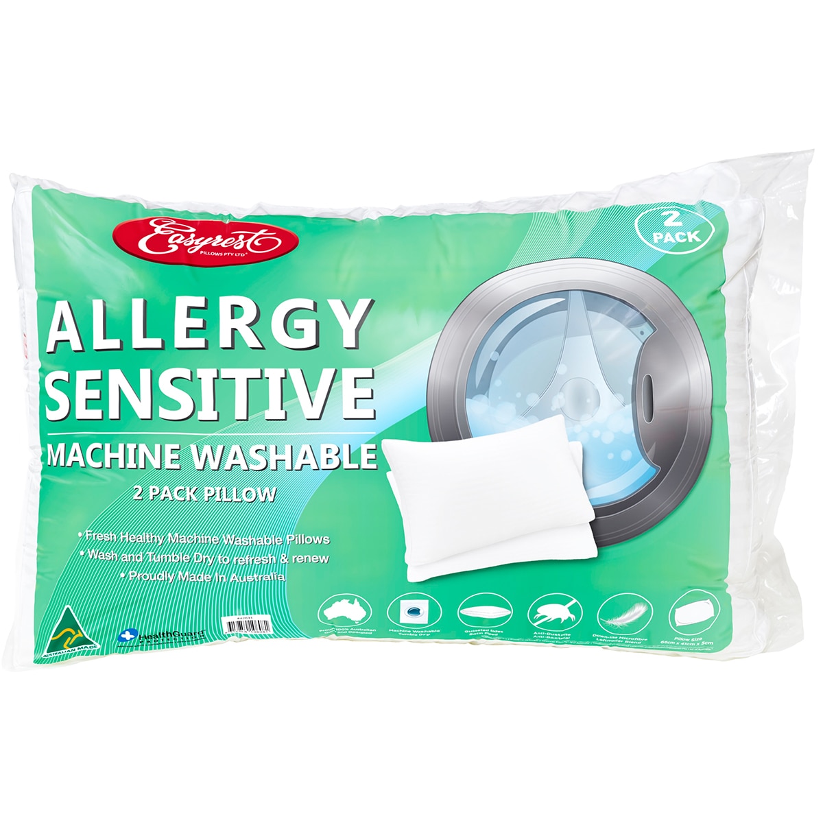 Easyrest Allergy Sensitive Machine Washable Pillow