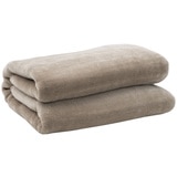 Jason Faux Mink Blanket Charcoallinen Single - Linnen