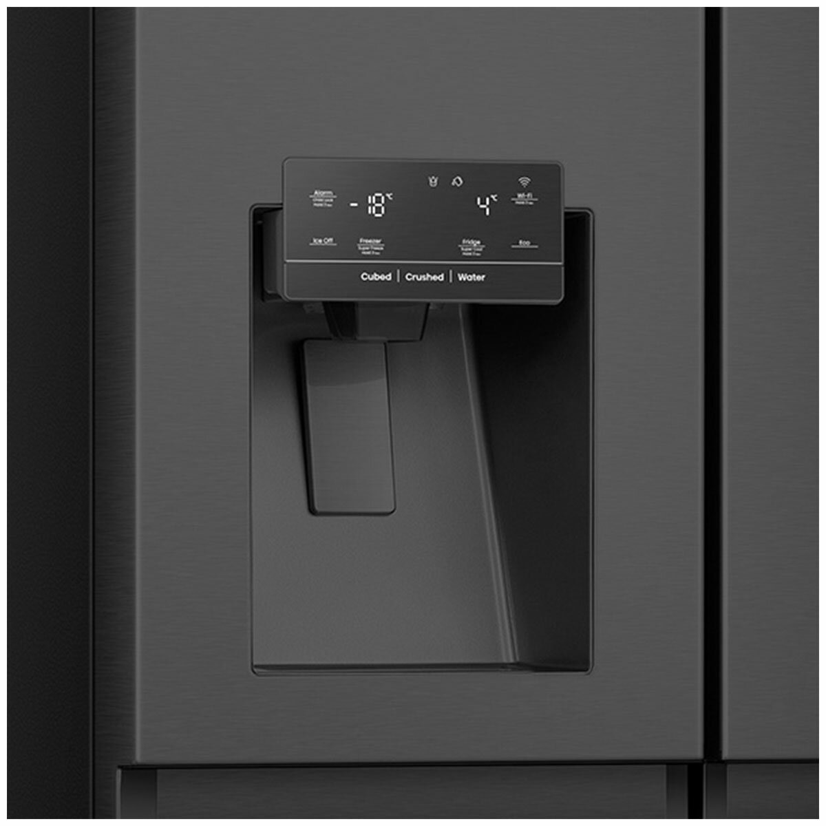 Hisense 632L Side By Side Fridge Black HRSBS633BW Hisense 632L Side By Side Fridge Black HRSBS633BW