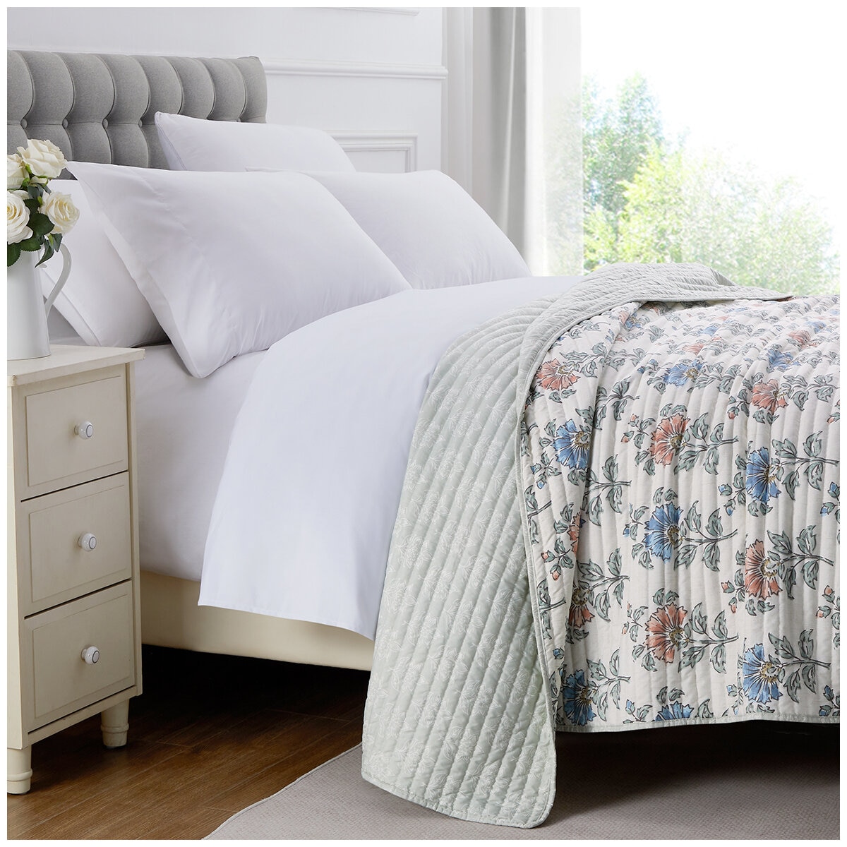 Fraiche Maison Microfiber Quilt Queen