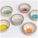over&back Stardust Stoneware Bowls 6 Piece Set