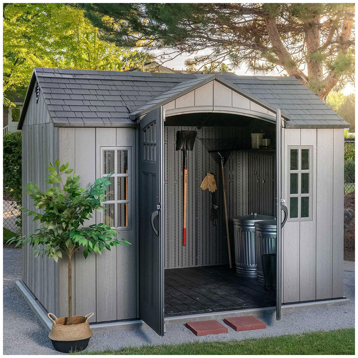 Lifetime Side Entry Outdoor Storage Shed