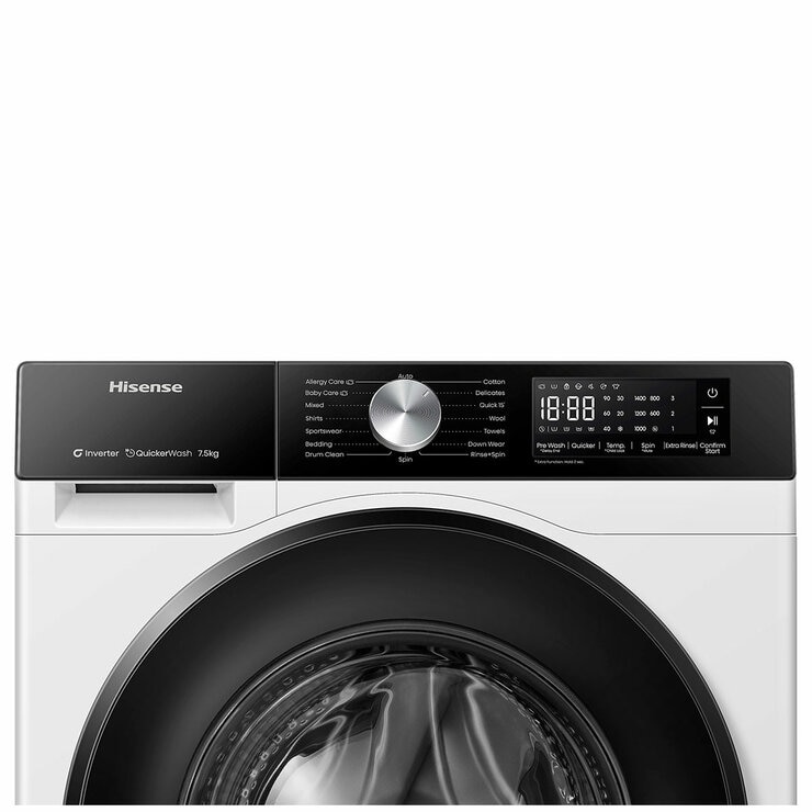D24 262716 Hisense 7.5kg Series 3 Front Load Washer HWF3S7514X D24 262716 Hisense 7.5kg Series 3 Front Load Washer HWF3S7514X
