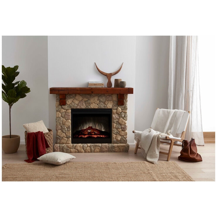 Dimplex 2kW Fieldstone Mantle with LED Firebox