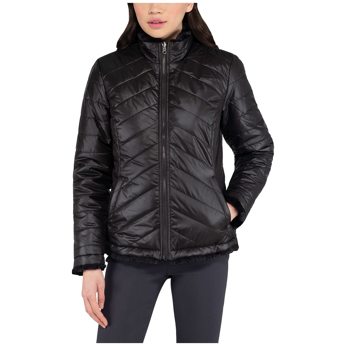 Nicole Miller Women s Reversible Jacket Costco Australia