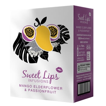 Sweet Lips Infusions Mango, Elderflower & Passionfruit 6 x 750ml