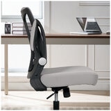 True Innovations Mesh Chair With Flip Up Arms Grey