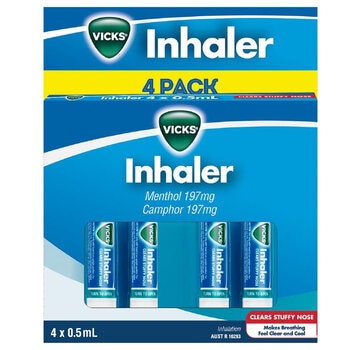 Vicks Inhaler 4 Pack