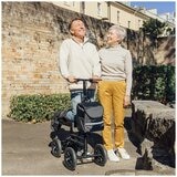 Altus Knee Walker Scooter All Terrain 10 Inch Wheel Black