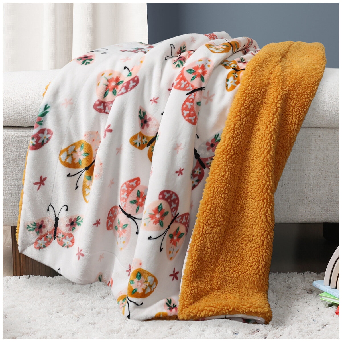 Life Comfort Ultimate Kids Sherpa Throw 101cm x 127cm