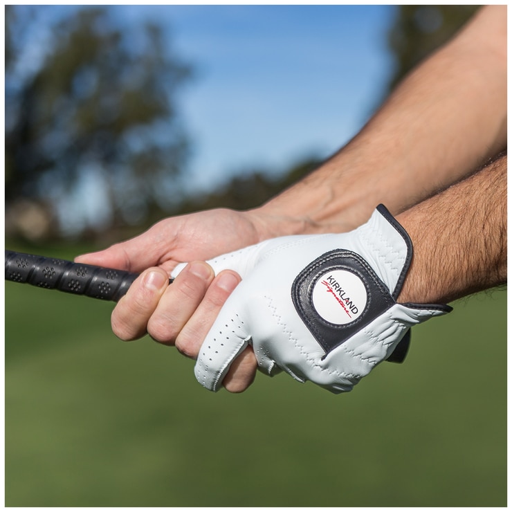 Kirkland Signature Left Hand Golf Gloves 3pk White | Costco Australia