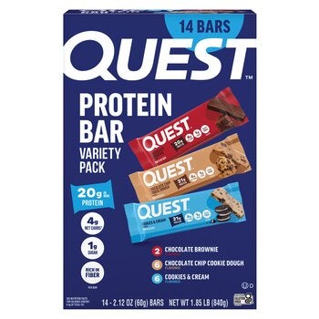 Quest Protein Bars Variety Pack 840g