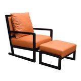 Moran Ohio Accent Chair, Capital Turmeric Leather