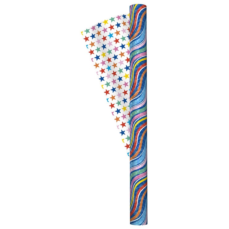 Ks Spring Reversible Trio Gift Wrap