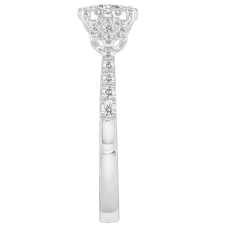 18KT White Gold 0.38ctw Diamond Ring