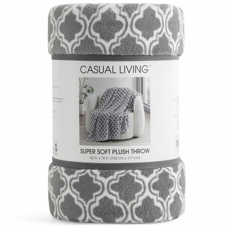 Casual Living Super Soft Plush Throw 152 x 177 cm