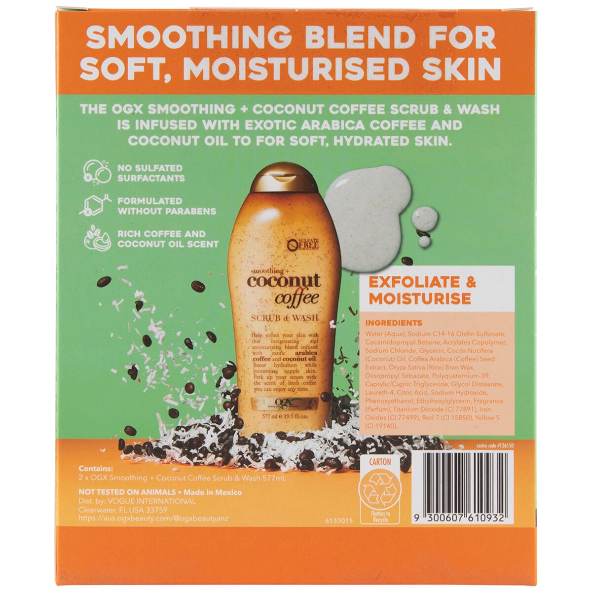 OGX Coffee Scrub  1154ml