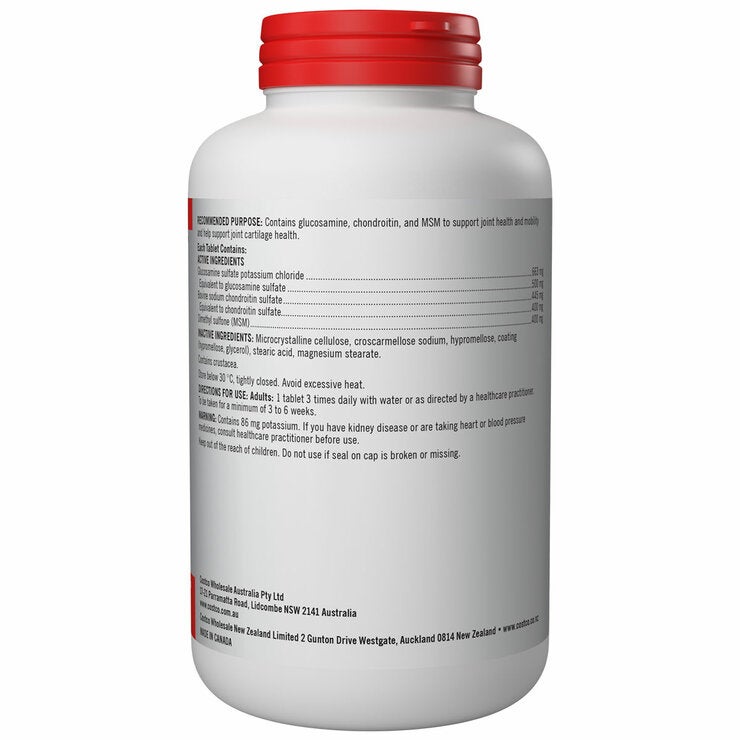 Kirkland Signature Glucosamine Chondroitin And MSM 240 Tablets Kirkland Signature Glucosamine Chondroitin And MSM 240 Tablets