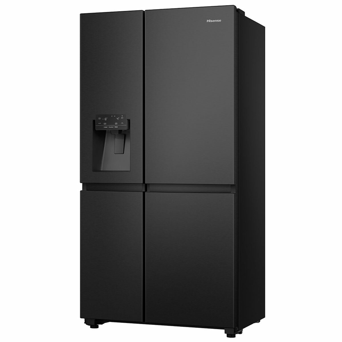Hisense 632L Side By Side Fridge Black HRSBS633BW Hisense 632L Side By Side Fridge Black HRSBS633BW