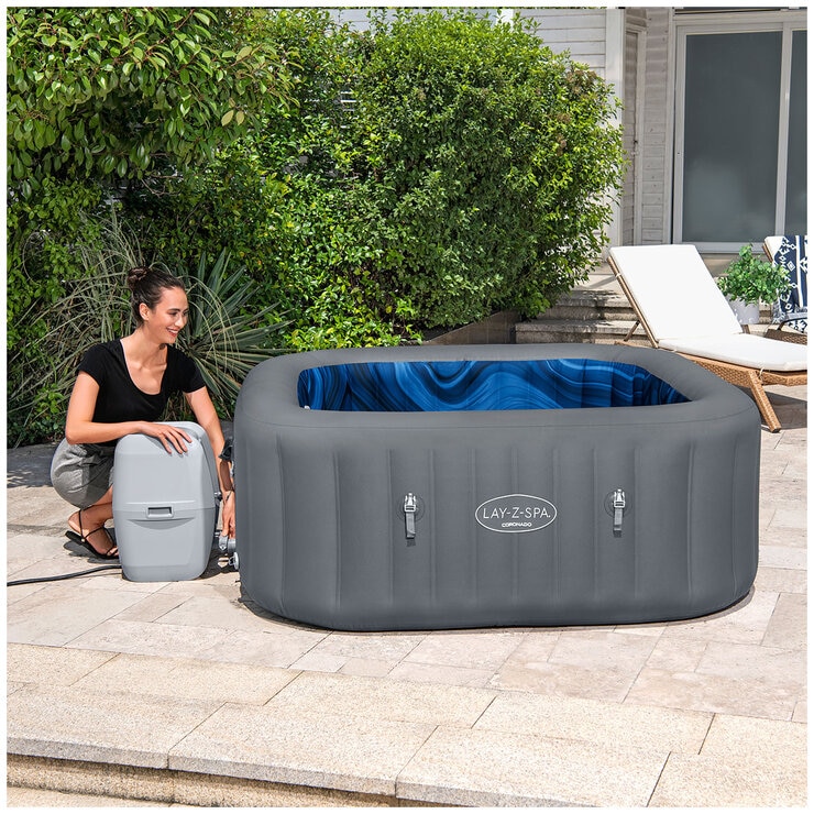 SaluSpa Coronado EnergySense Square Spa With Smart AirJet SaluSpa Coronado EnergySense Square Spa With Smart AirJet