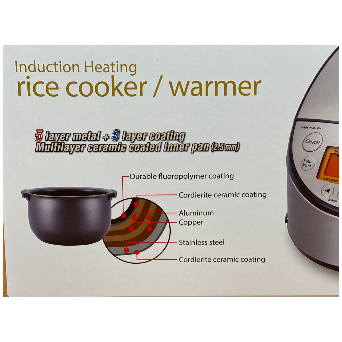 Tiger 5.5 Cups Multi-Functional Induction Heating Rice Cooker JKT-S10A