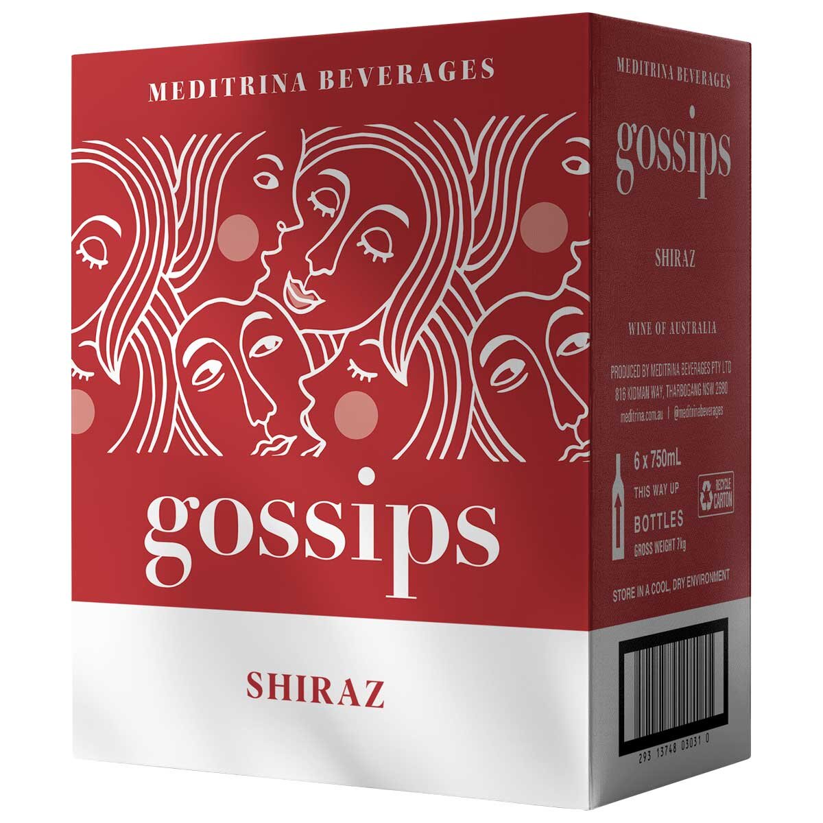 Gossips Shiraz 6 x 750ml