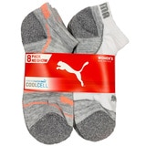 Puma 8pk No Show Socks - Grey/White