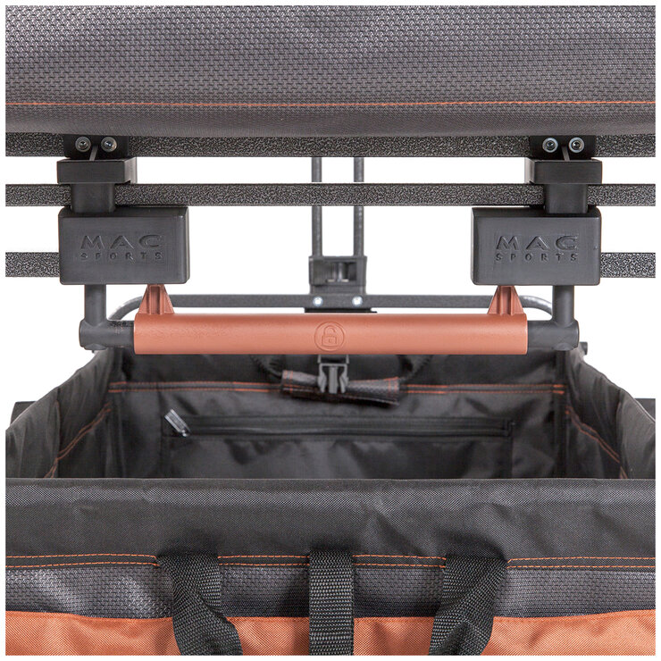 Mac Sports Deluxe Push Pull Folding Wagon with Brakes