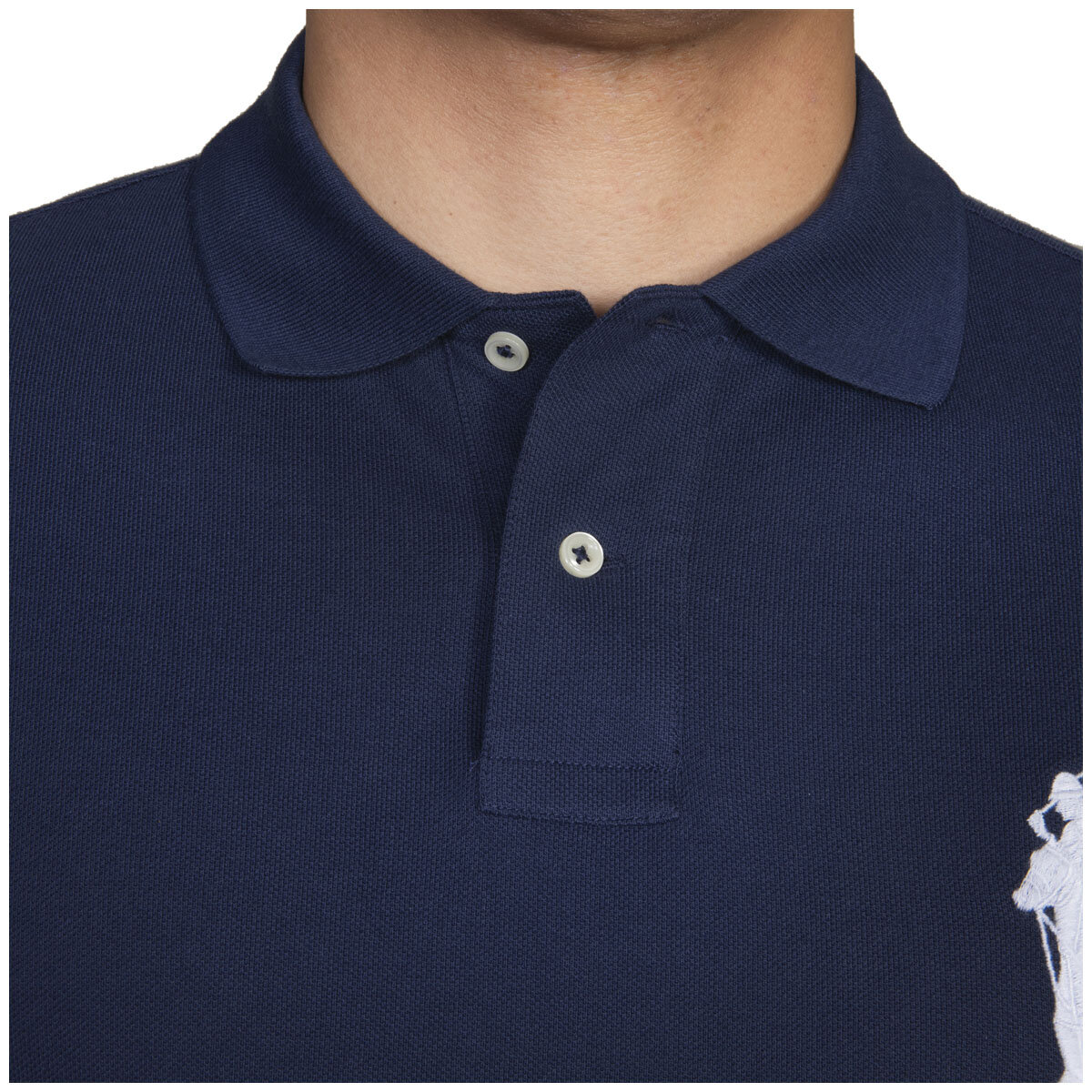 Polo Ralph Lauren Men's Big Pony Polo Grey Navy
