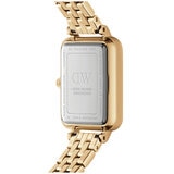 Daniel Wellington Quadro White Dial 5-link Gold Strap Women's Watch DW00100622 Daniel Wellington Quadro White Dial 5-link Gold Strap Women's Watch DW00100622