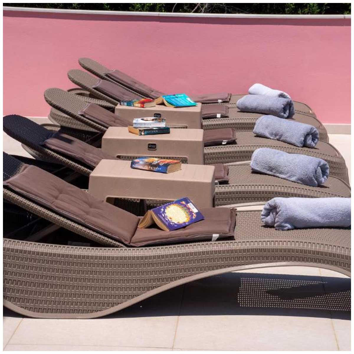 Keter Atlantic Sun Lounger Brown Set 2 Piece