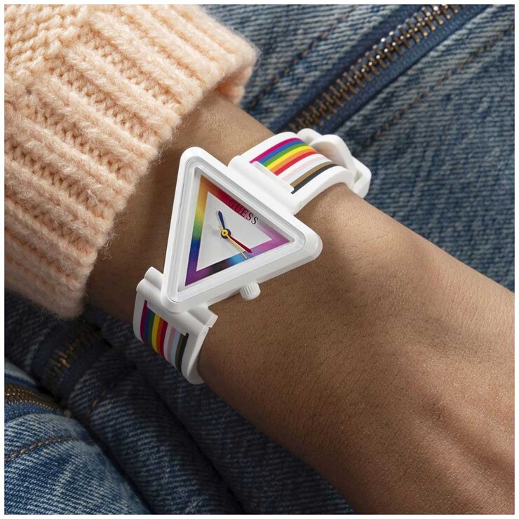 GUESS Fame White Multi Colour Women's Watch GW0679L1