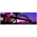 Ken Duncan 40 Sunset, Sydney Harbour Bridge Framed Print White