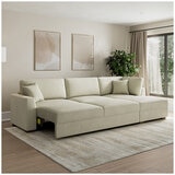 Thomasville 2 Piece Convertible Sectional With Chaise