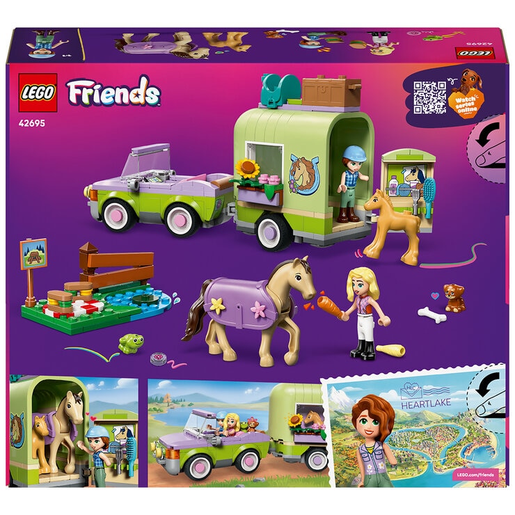 LEGO Friends Horse & Baby Foal Trailer 42695