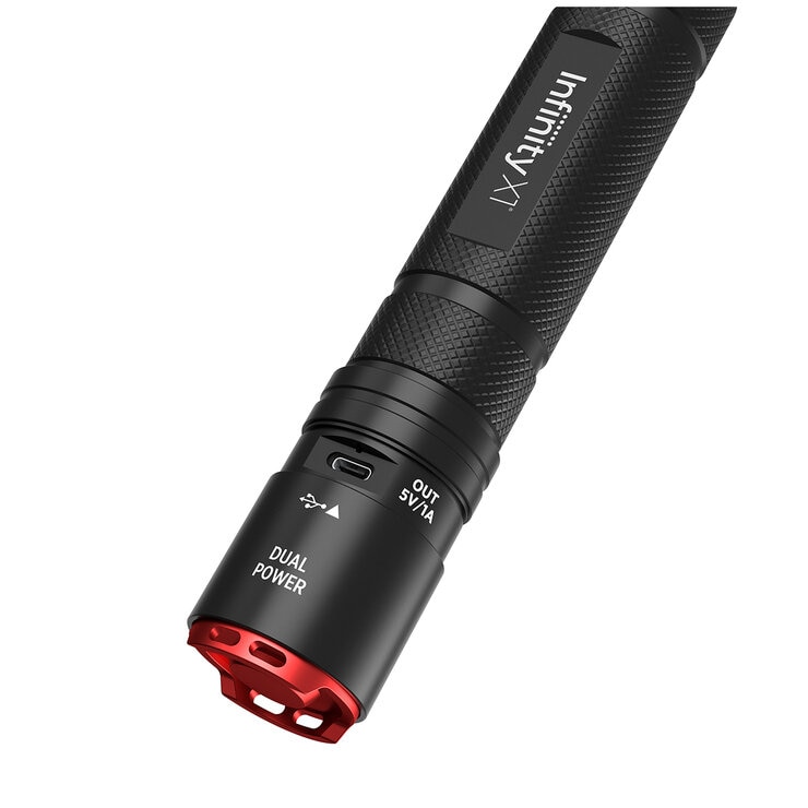 Infinity X1 7000 Lumen Dual Power Rechargeable Flashlight 1806405