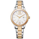 Citizen Ladies Two Tone Eco-Drive Watch  EW2626-80A