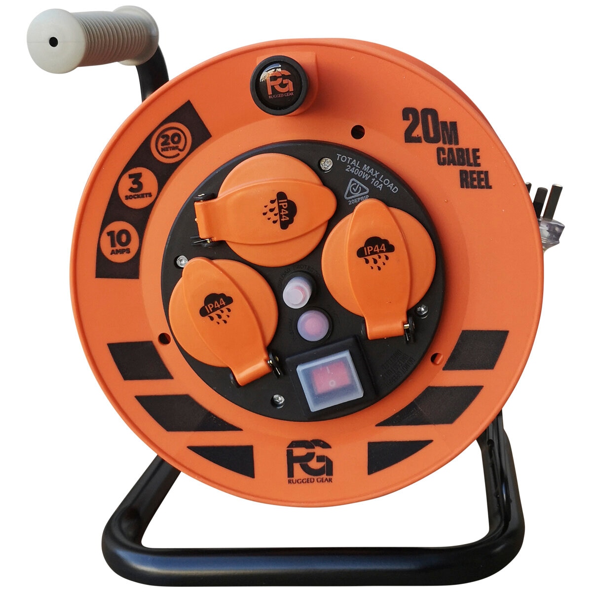 Proglo 20m Heavy Duty Cable Reel