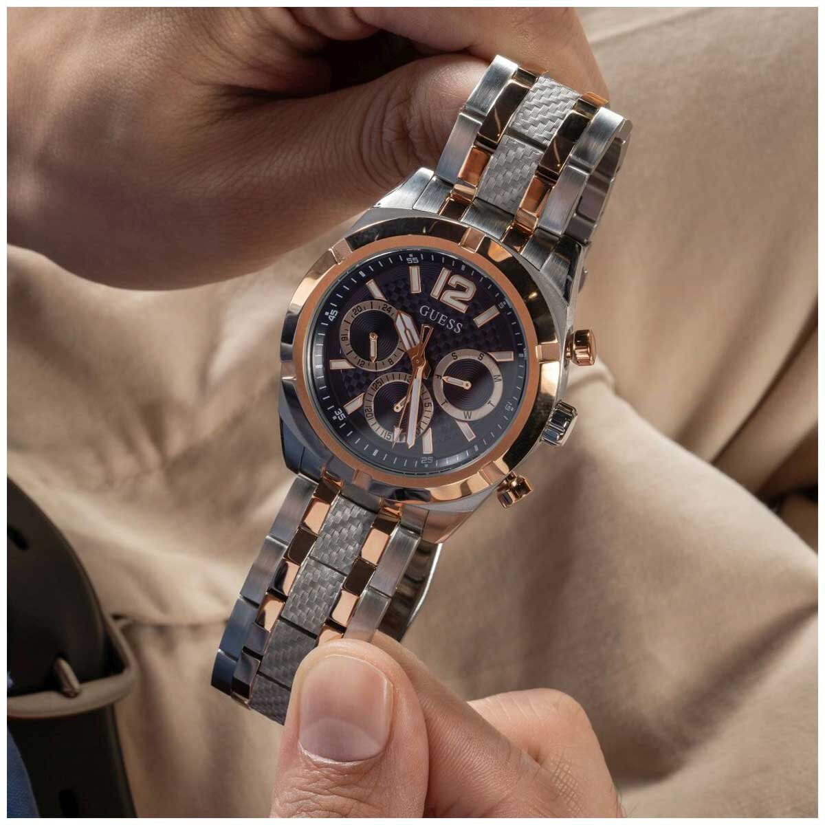 GUESS Resistance Two Tone Men's Watch GW0714G3