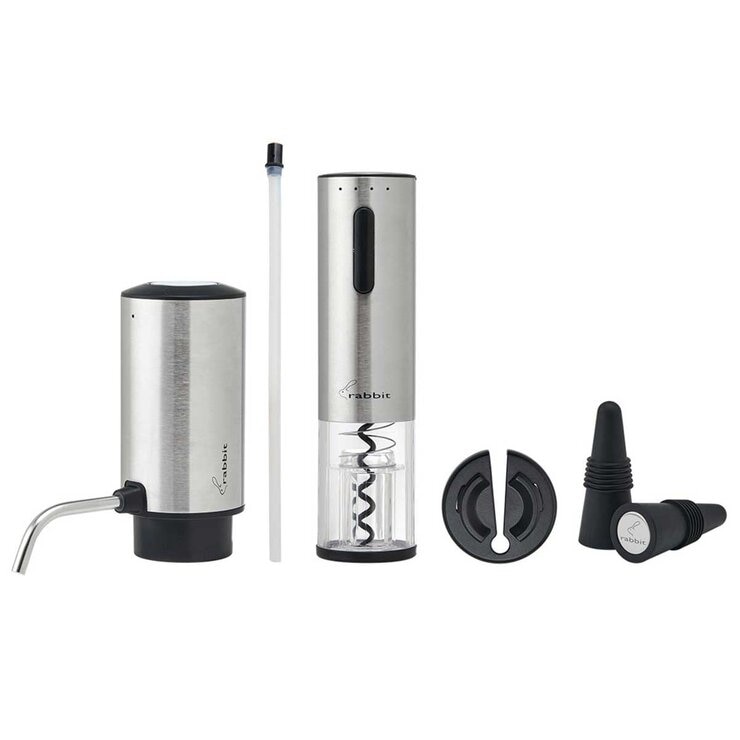 Rabbit Electric Wine Aerator 5 Piece Set