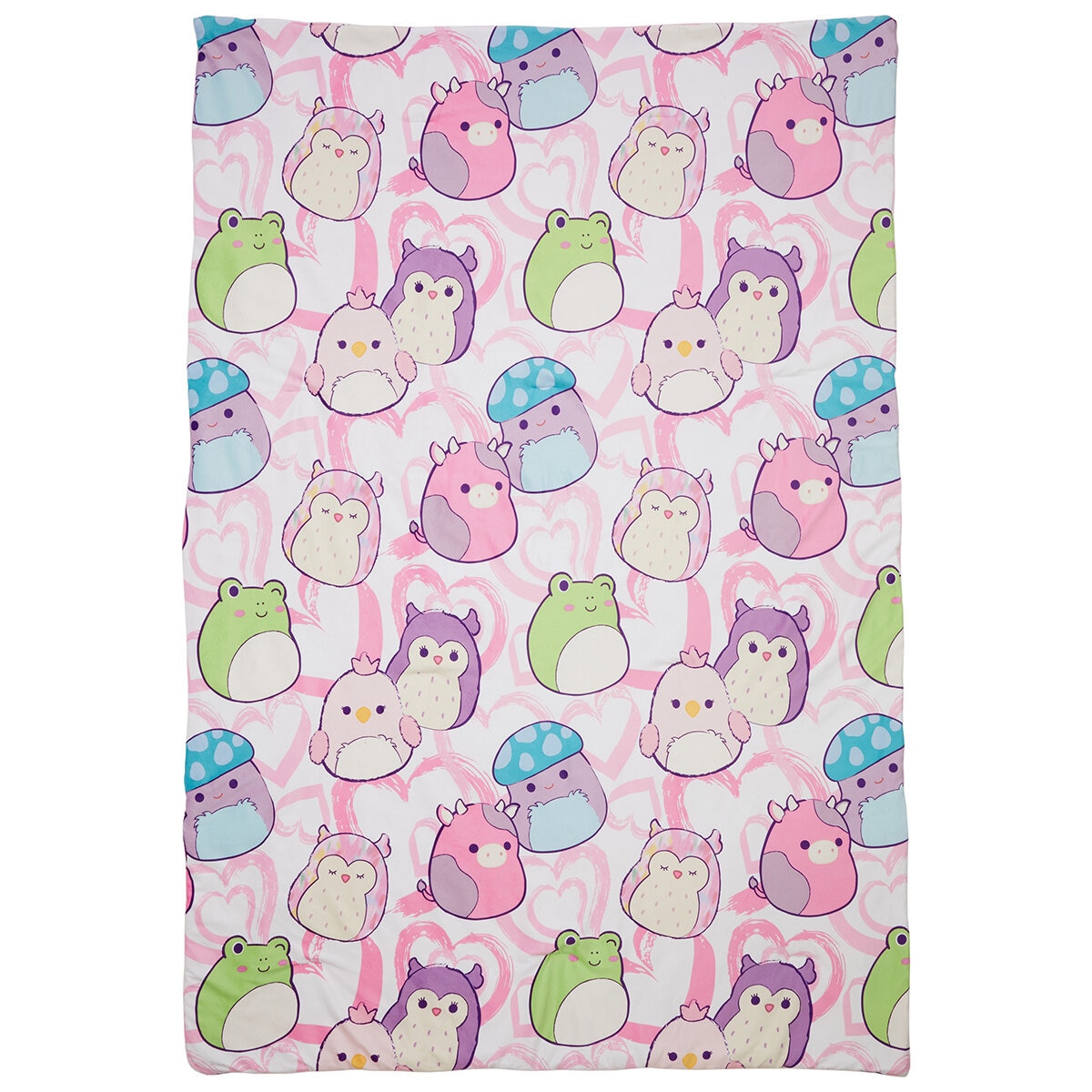 Squishmallows Snuggle Throw 127cm x 178cm Feeling Squishy